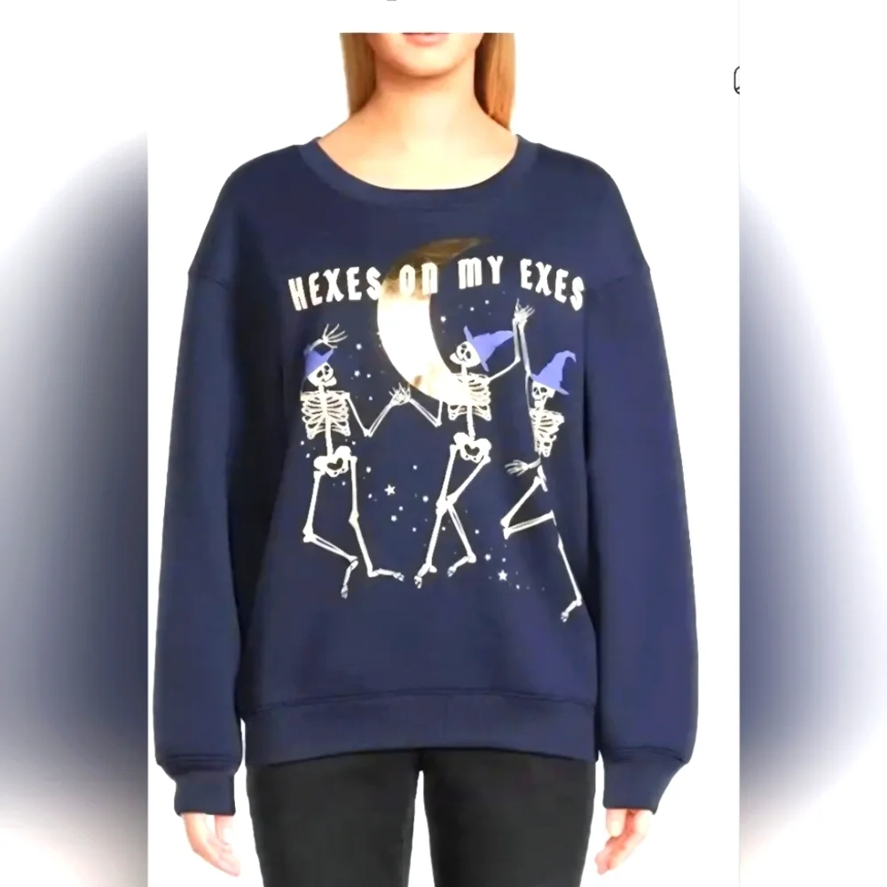 Haxes On My Exes Women's Graphic Sweatshirt- Size Small- NWOT(never worn) ☠️ - Picture 1 of 5